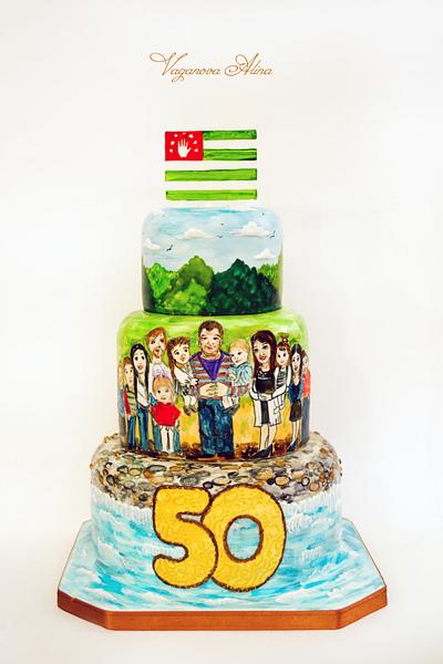 Anniversary cake - Cake by Alina Vaganova