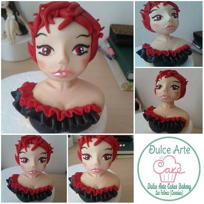 la dama negra - Cake by Dulce Arte Cakes