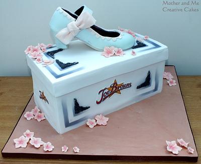 Shoe on Box Cake - Cake by Mother and Me Creative Cakes