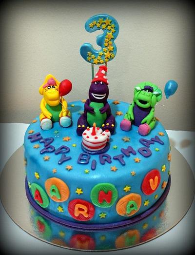 Barney & Friends Cake - Cake by Val Santiago-- Deliciosa