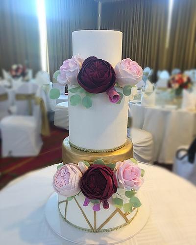 Wedding cake - Cake by Savyscakes