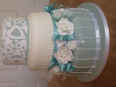 Wedding cake competition!  - Cake by Cherry Delbridge