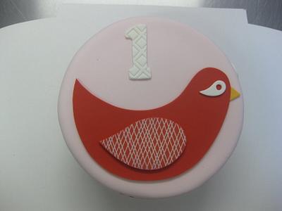 Red bird cake - Cake by Cupcake Group Limiited