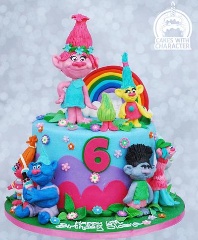 Trolls birthday cake! - Cake by Jean A. Schapowal