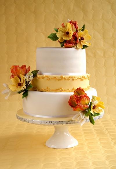 Cake for wedding anniversary - Cake by Katarzynka