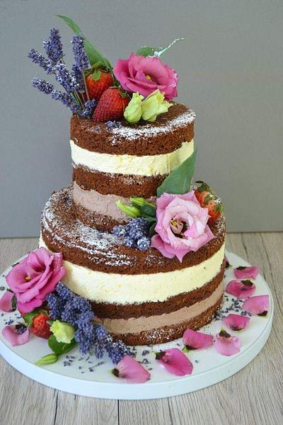 Naked cake. - Cake by Torturi Mary