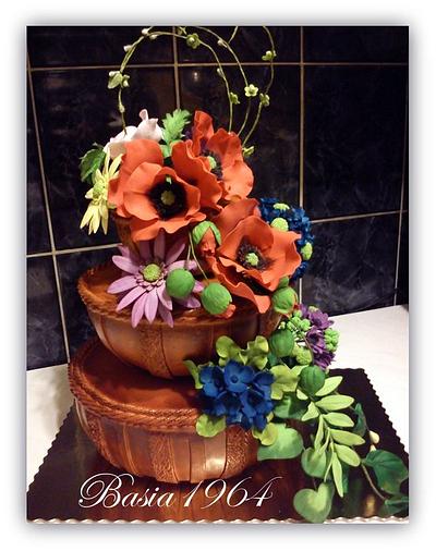 poppy flower - Cake by Barbara