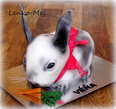 3D Cake Rabbit - Cake by Lenka
