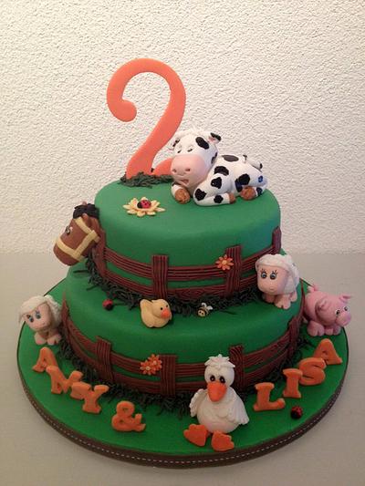 A lovely farm - Cake by Henriette