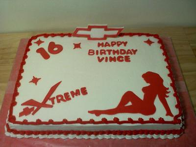 Chevy Birthday cake - Cake by Kimberly