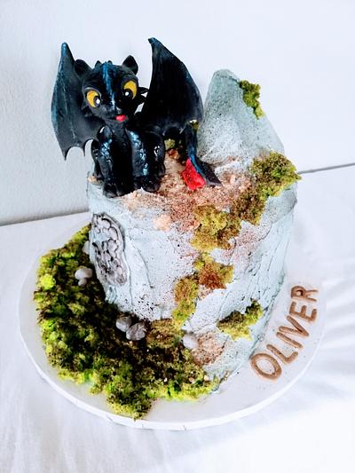 How to train your dragon - Cake by alenascakes