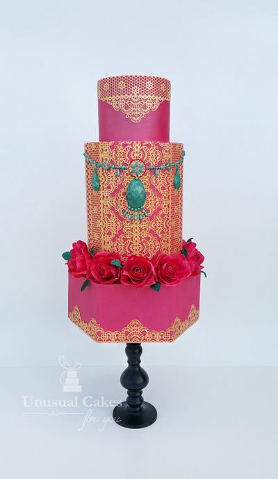 Sanjaya - Indian Fashion Elegance - Cake by Unusual cakes for you 