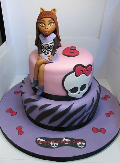 Monster High - Clawdeen Wolf - Cake by MarksCakes