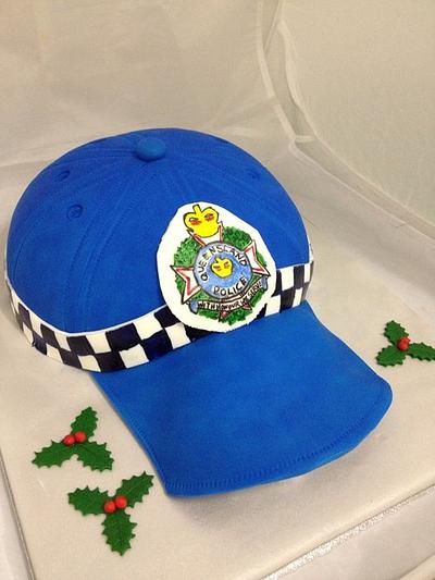 Police hat - Cake by Caked Goodness