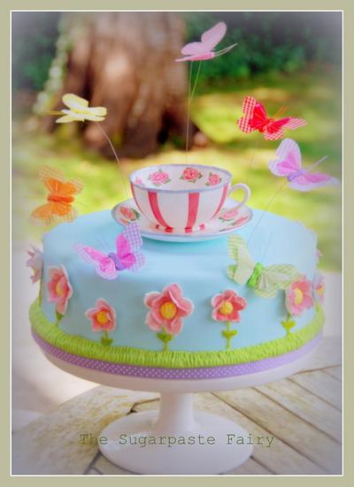 Tea Party cake - Cake by The Sugarpaste Fairy