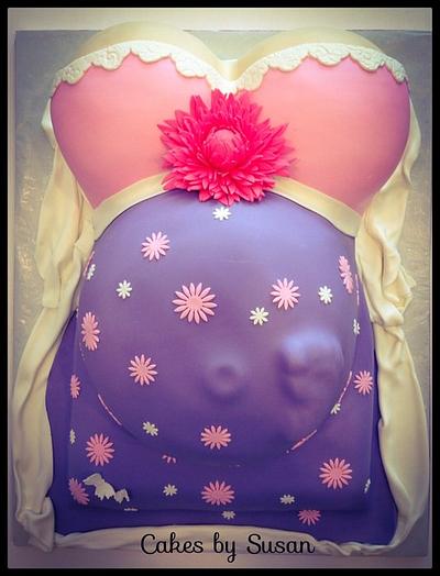 Pregnant belly - Cake by Skmaestas