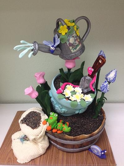 Garden Critters - Cake by Lily's Piece of Cake, LLC