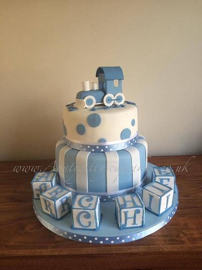 Christening Cake - Cake by Gill Earle