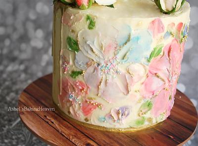 Floral fantasy - Cake by Ashel sandeep
