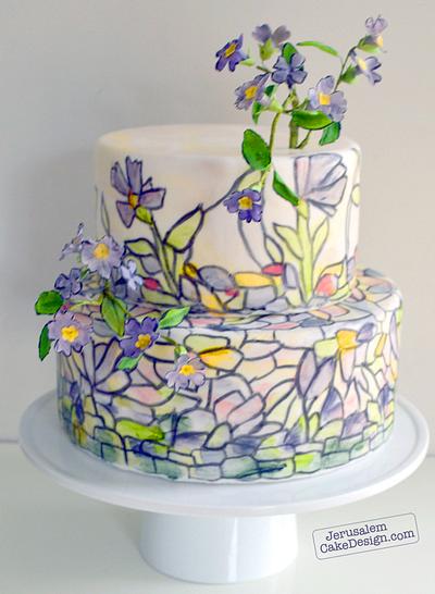 Stained Glass Cake - Cake by Tammy Youngerwood