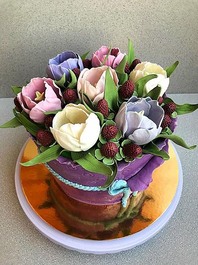 Tulips cake - Cake by Julia