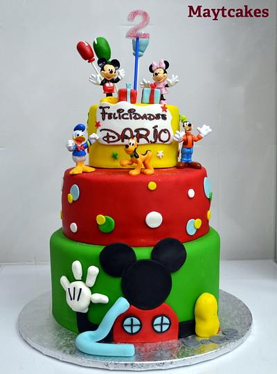 Mickey Mouse Playhouse Cake - Cake by Maytcakes