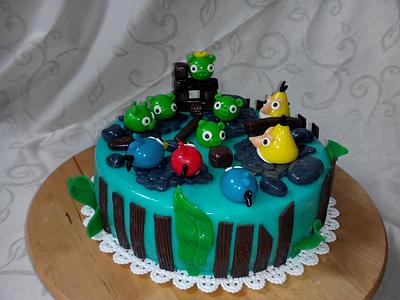 angry birds - Cake by Satir