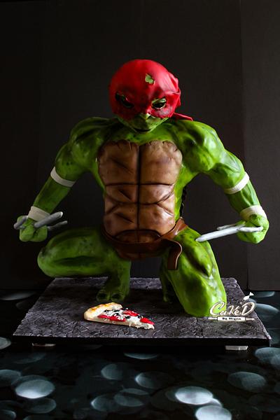 3D Ninja Turtle Cake - Cake by Cake'D By Niqua