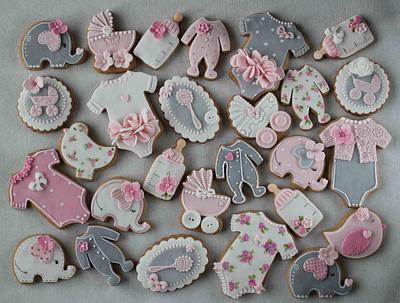 Baby shower cookies - Cake by Bubolinkata