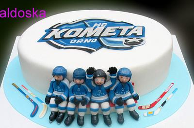 Hockey team - Cake by Alena