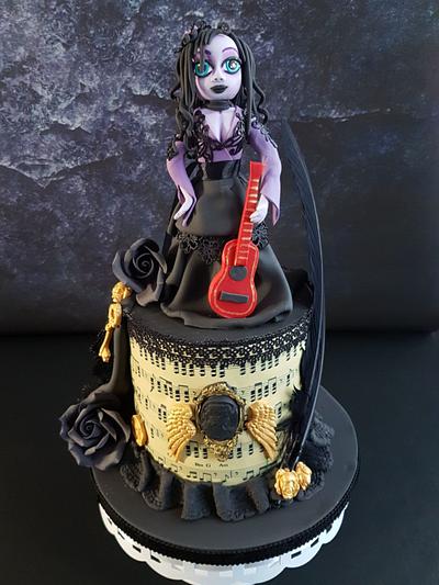 Gothic steampunk music cake - Cake by Yvonne