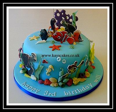 Nemo & Friends Cake - Cake by Kays Cakes