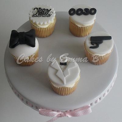 0030 James Bond Cupcakes - Cake by CakesByEmmaB