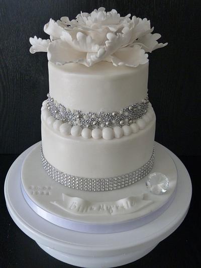 Diamond Anniversary Cake ... - Cake by Deeliciousanddivine