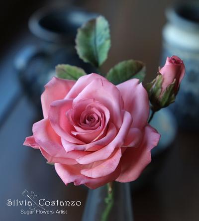 Pink Rose - Cake by Silvia Costanzo