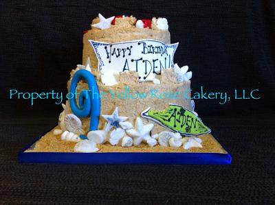 Sand Castle Cake - Cake by The Yellow Rose Cakery, LLC