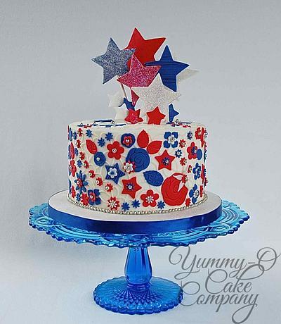 Happy Birthday America! - Cake by Donna (YUMMY-O Cake Company)