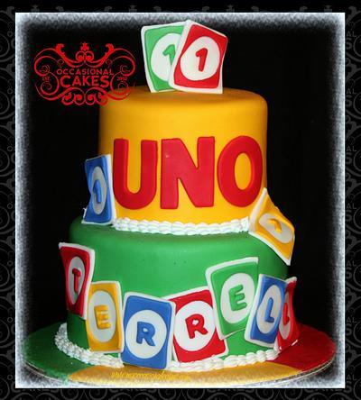 Uno - Cake by Occasional Cakes