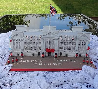 Queen's Diamond Jubilee Buckingham Palace Cake - Cake by Fifi's Cakes