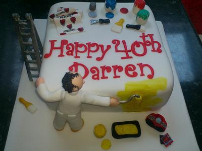 Painter/decorator cake - Cake by Kazza