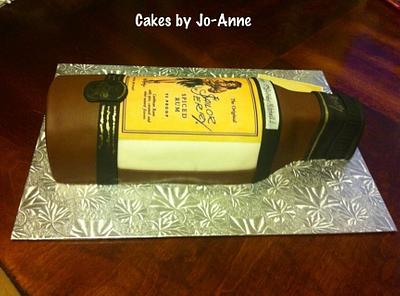 Sailor Jerry Spiced Rum Bottle - Cake by Cakes by Jo-Anne
