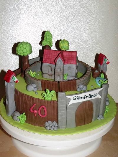 40th birthday - Cake by Monika Farkas