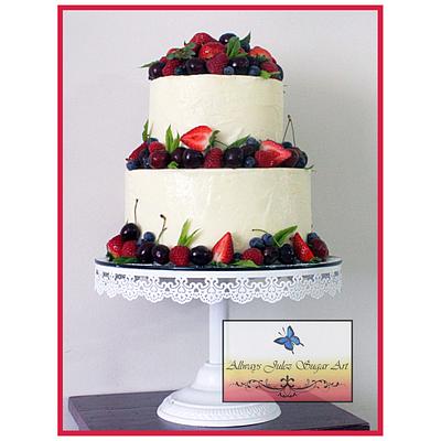“Berry Red Velvet” - Cake by Allways Julez