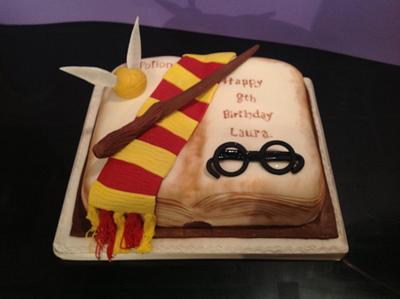 Harry potter themed cake - Cake by Iced Images Cakes (Karen Ker)