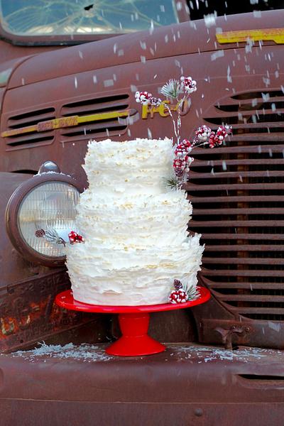 Christmas Wedding Cake - Cake by SugarBritchesCakes