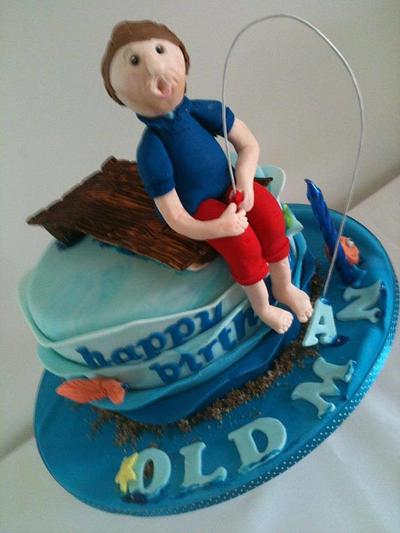 Fishing Cake - Cake by Tracy Jabelles Cakes