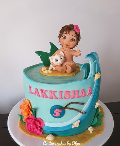 Baby Moana - Cake by Couture cakes by Olga