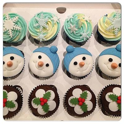 Christmas Cupcakes Box Set 1 - Cake by Janine Lister