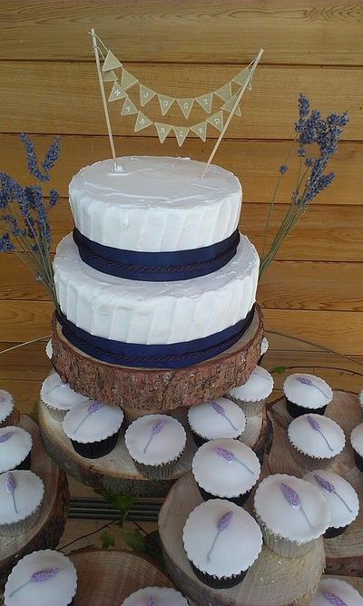 Rustic Royal Iced cake - Cake by Moore Than Cakes
