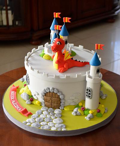 Dragon castle cake - Cake by Crumb Avenue